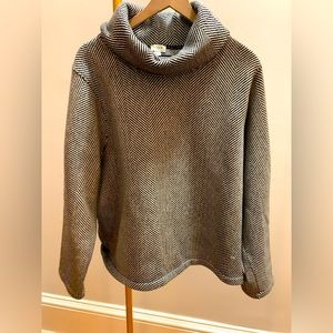 Jcrew Turtleneck Pullover, Houndstooth